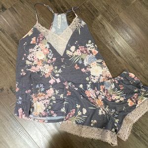 Flora Nikrooz matching PJ set